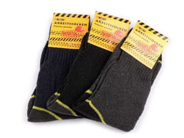 Moške bombažne delovne nogavice - (velikost 39-42) mešanica (3 pari)