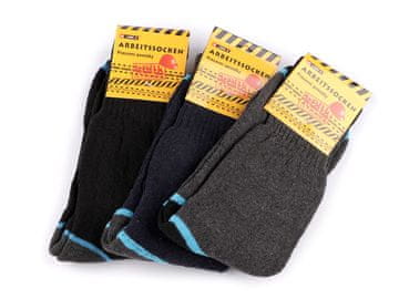 Moške bombažne delovne nogavice - (velikost 39-42) mešanica (3 pari)