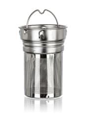 Banquet Steklenica za pitje 500ml z dvojno steno DOBLO, s cedilom, nerjaveče jeklo/steklo
