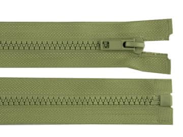 Bone zadrga št. 5 dolžina 50 cm jakna - kaki zelena