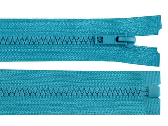 Bone zadrga št. 5 dolžina 40 cm jakna - modra turkizna