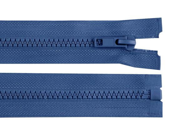 Bone zadrga št. 5 dolžina 65 cm jakna - modre kavbojke temne barve