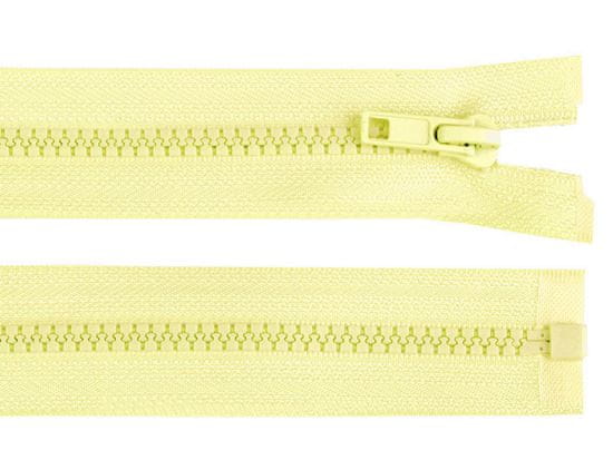Bone zadrga št. 5 dolžina 55 cm jakna - rumena narcisa svetlo