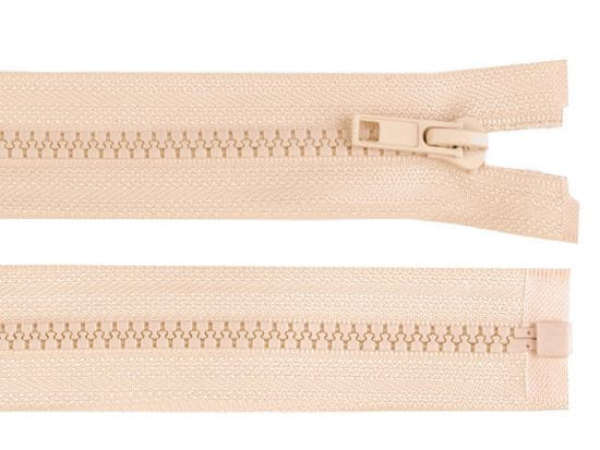Bone zadrga št. 5 dolžina 55 cm jakna - bež svetlo