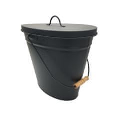 M.A.T Group Posoda za pepel 20l Črna