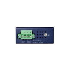 Planet IGS-504PT v3 Industrijsko stikalo PoE, 5x 1Gb, 4x PoE 802.3at 120W, -40 do +75°C, dvojno 48-54VDC, IP30, brez ventilatorja