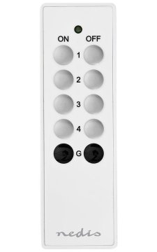 Nedis Pametni daljinski upravljalnik RF/ 4 kanali/ bela