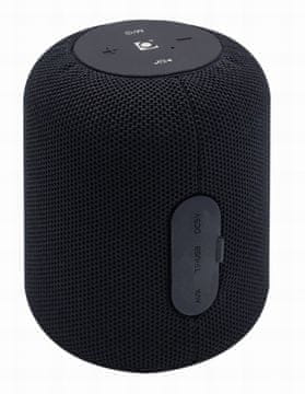 Gembird Prenosni mono zvočnik Gembird SPK-BT-15-BK, črn, 5 W, Bluetooth 5.0, vgrajena baterija 1200 mAh, prostorski zvok.