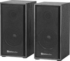 Defender Kakovosten črni zvočnik Defender SPK-240, 6 W, na voljo z USB napajanjem in 2.0 kanali, primeren za mizo in polico.