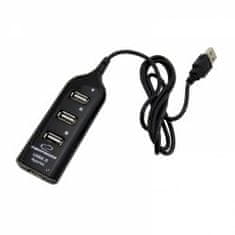 Esperanza USB 2.0 razdelilnik Esperanza EA116, 4x vrata, prenos podatkov 480 Mbit/s, črna, hitra dostava 24h