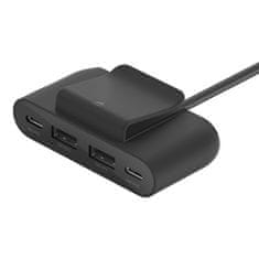Belkin Belkin BUZ001bt2MBKB7 USB Type-C Hub, 4 vrata, 2 m, črno, hitro pošiljanje, kompatibilen z USB 3.2 Gen 1