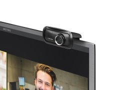 Natec NATEC LORI Polna HD Web Kamera 1080p s Vgrajenim Mikrofonom in 70° Vidnim Kotom, Črna