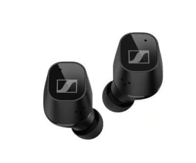 Sennheiser Sennheiser CX Plus Brezžične slušalke - Črne, z aktivno redukcijo šuma, Bluetooth 5.2, 30h delovanja z polnilno škatlo