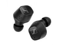 Sennheiser Sennheiser CX Plus Brezžične slušalke - Črne, z aktivno redukcijo šuma, Bluetooth 5.2, 30h delovanja z polnilno škatlo
