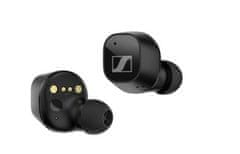 Sennheiser Sennheiser CX Plus Brezžične slušalke - Črne, z aktivno redukcijo šuma, Bluetooth 5.2, 30h delovanja z polnilno škatlo