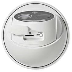 Nedis IP kamera sončna/ zunanja/ IP65/ Wi-Fi/ 1080p/ senzor PIR/ USB-C/ microSD/Android/ iOS/ bela + sončna plošča