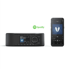 Hama Internetni radio DIR355BT, DAB+/Bluetooth/App, črn