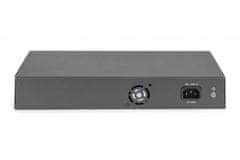 Digitus 24 vrat 10/100 Mb/s PoE 24x10/100Mb/s PoE RJ45, 1 xGE RJ45, 1xSFP