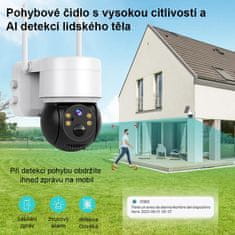 TRX Innotronik ICS-BC26 Varnost Brezžična brezžična wi-fi sončna vrtljiva kamera PTZ IP 2,0 MPix 1920x1080p