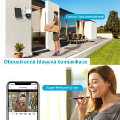 TRX Innotronik ICS-BC26 Varnost Brezžična brezžična wi-fi sončna vrtljiva kamera PTZ IP 2,0 MPix 1920x1080p