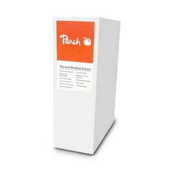 Peach Termalni ovitki za vezavo, A4, 4 mm (za 40 listov), 200 g/m2, 20 kosov, beli