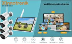 TRX Innotronik ICS-WKM10MA04 Varnost Zunanji wi-fi NVR komplet 4ks kamer 3MPix + LCD zaslon 10,1"
