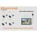 TRX Innotronik ICS-WKM10MA04 Varnost Zunanji wi-fi NVR komplet 4ks kamer 3MPix + LCD zaslon 10,1"