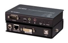 Aten CE611 Mini USB DVI HDBaseT KVM podaljšek (1920 x 1200@100m) - razpakirano