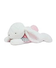 Doudou Plišasti zajec s temno rožnatim pompom 65 cm