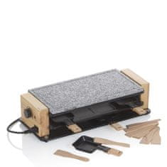 Kela Raclette/kamen Bedretto Granit črna 8 oseb 49,0x20,5x12,5cm KL-16626