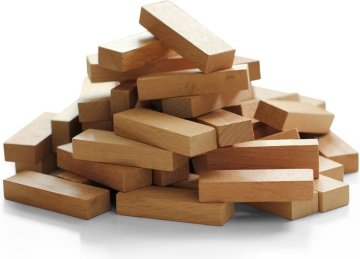 Art puzzle Balansirna igra leseni stolp Jenga