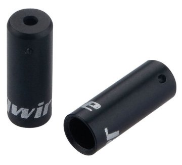 Jagwire Bowden končni pokrovček 3mm alu črn 50pcs