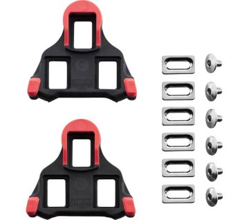 Shimano SM-SH10 kovčki za pedala enobarvni rdeči