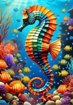 BLUEBIRD Puzzle Morski konjiček 1000 kosov