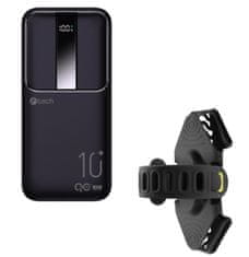 Komplet powerbank C-tech 10000mAh + držalo za mobilni telefon in powerbank BONE Bike Tie Pro-P