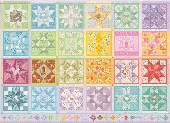 Cobble Hill Vezena odeja Puzzle: Zvezdni letni časi 1000 kosov