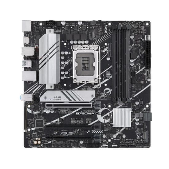 ASUS ASUS PRIME B760M-A D4-CSM Intel B760 LGA 1700 Mikro ATX Matična plošča z večkartičnim procesorjem in naprednimi funkcijami