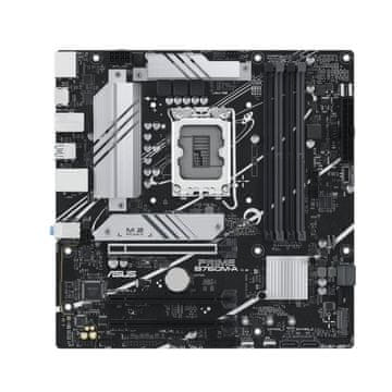 ASUS ASUS PRIME B760M-A-CSM Matična plošča Intel B760 LGA 1700 micro ATX, 128 GB, DDR5, 7.1 kanalni zvok, 2.5 Gigabit Ethernet
