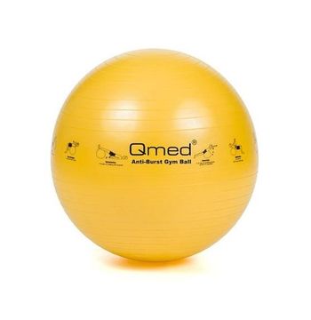 ABS MDH ABS žoga za rehabilitacijo s pumpo, rumena, 45 cm