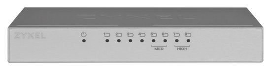 Zyxel Zyxel GS-108B V3 8-Portni Gigabit Ethernet Switch, Unmanaged L2+ v Srebrni Barvi, 3W, QoS, MAC Filtriranje