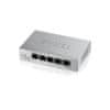 Zyxel GS1200-5 Upravljani Gigabitni Ethernet stikalo 5 portov, srebrno, Qos, VLAN, upravljanje prek spleta