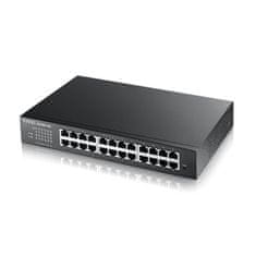 Zyxel Zyxel GS1900-24E-EU0103F Upravni L2 Gigabitni Ethernet stikalo s 24 porti, črno, 1U, primerna za montažo v rack