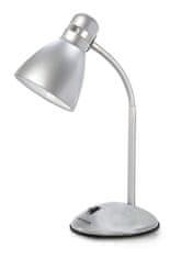 Esperanza Svetilka za mizo Esperanza ELD113S v srebrni barvi, moderna, prilagodljiva, LED, dolžina kabla 1,2 m, 12 W.