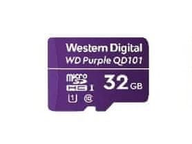 WD Western Digital WD Purple SC QD101 32 GB MicroSDHC Class 10 spominska kartica za varno shranjevanje podatkov