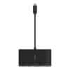 Belkin AVC005BTBK USB 3.2 Gen 1 Type-C hub s HDMI, VGA in RJ-45, črn, Plug and Play, idealen za Mac in Windows