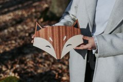 BeWooden Stenska dekoracija lisica Eliska