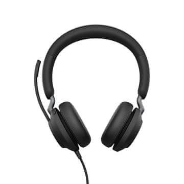 Jabra Jabra 24189-999-899 Slušalke s kablom, USB Type-C, črne, optimalne za Microsoft, s trojnim mikrofonom in LED indikatorji
