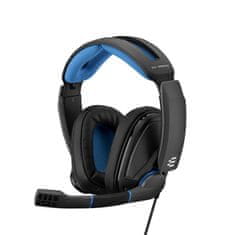 Sennheiser EPOS SENNHEISER GSP 300 Gaming slušalke z mikrofon, modro-črne, zaprta akustika, 3.5 mm, odstranljiv kabel