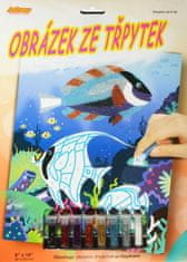 Artlover Ribe z bleščicami 20x25cm