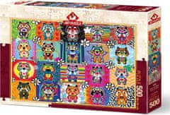 Art puzzle Sestavljanka Tantan in Momo 500 kosov